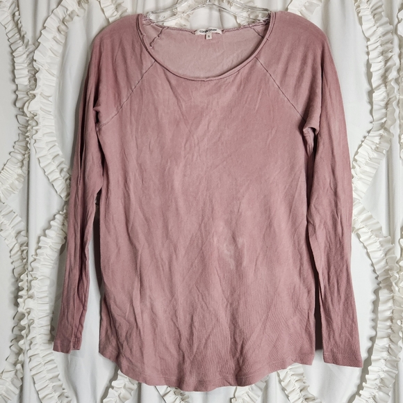 Cotton Citizen Women's Long Sleeve Shirt Vintage Pink Wash 90s Loose size Small - Picture 1 of 8